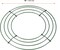 20 Pack 10 Inch Metal Wreath Frame, Dark Green Metal Floral Wreath Frame, Wire Wreath Rings for Christmas, New Year, Thanksgiving Day, Valentines, Wedding